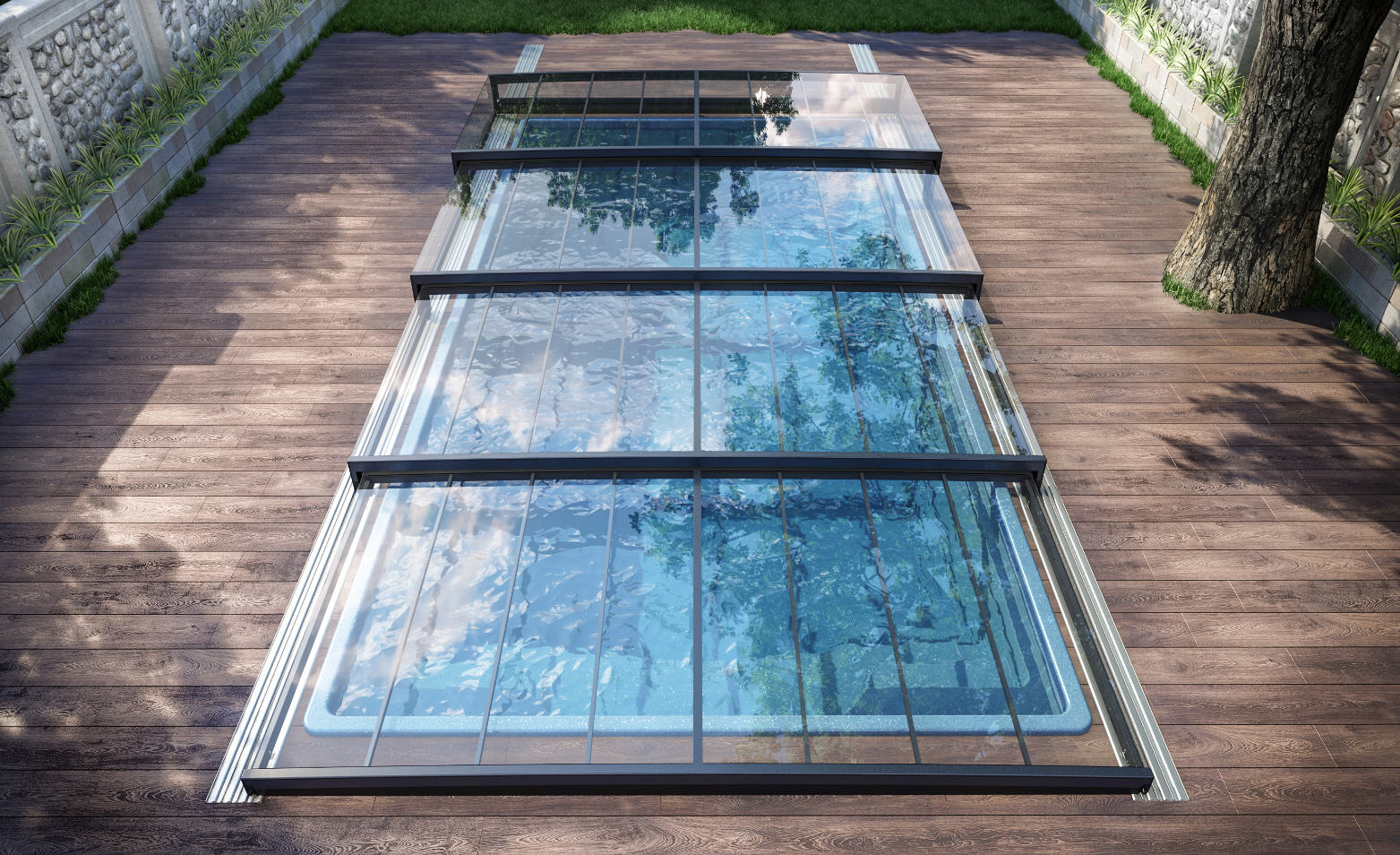 Low-Arched-Telescopic-Pool-Enclosure-Grey-by-Swimex-02